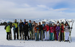 Journée ski de fond au Plateau de Beille pour les compétiteurs