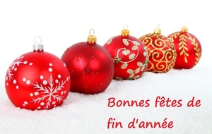 Bonnes fêtes de fin d'année !