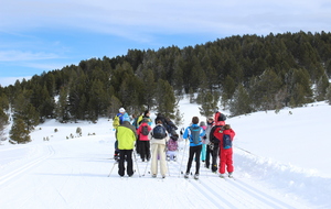 STAGE COMPÉTITION - Journée ski de fond au plateau de Beille (10/02/2017)