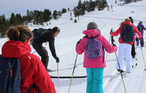 STAGE COMPÉTITION - Journée ski de fond au plateau de Beille (10/02/2017)