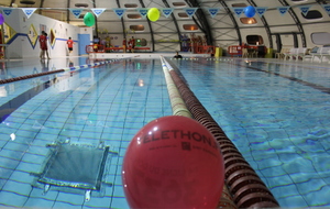 Téléthon 2017 organisé par le SPNS avec aquagym, aquabike, initiation au sauvetage sportif, baptêmes de plongée avec le Club Sub-Aquatique de Saverdun, relais d'1km par les apnéiste et initiation à l'apnée par le club d'apnée saverdunois Inspyr'Apnée (2/12/2017)