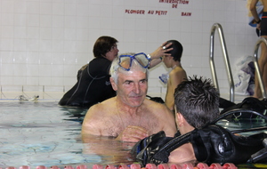 Téléthon 2017 organisé par le SPNS avec aquagym, aquabike, initiation au sauvetage sportif, baptêmes de plongée avec le Club Sub-Aquatique de Saverdun, relais d'1km par les apnéiste et initiation à l'apnée par le club d'apnée saverdunois Inspyr'Apnée (2/12/2017)