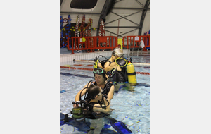 Téléthon 2017 organisé par le SPNS avec aquagym, aquabike, initiation au sauvetage sportif, baptêmes de plongée avec le Club Sub-Aquatique de Saverdun, relais d'1km par les apnéiste et initiation à l'apnée par le club d'apnée saverdunois Inspyr'Apnée (2/12/2017)