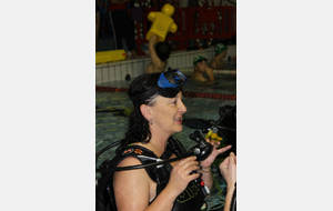 Téléthon 2017 organisé par le SPNS avec aquagym, aquabike, initiation au sauvetage sportif, baptêmes de plongée avec le Club Sub-Aquatique de Saverdun, relais d'1km par les apnéiste et initiation à l'apnée par le club d'apnée saverdunois Inspyr'Apnée (2/12/2017)