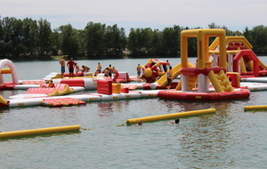 Fête du club à AquaPlayPark au lac de la Ginestière (23/06/2018)