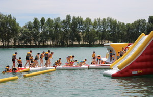Fête du club à AquaPlayPark au lac de la Ginestière (23/06/2018)