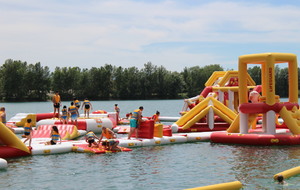 Fête du club à AquaPlayPark au lac de la Ginestière (23/06/2018)