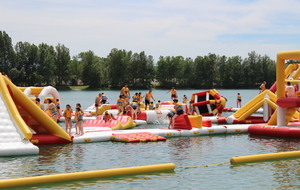 Fête du club à AquaPlayPark au lac de la Ginestière (23/06/2018)