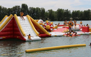 Fête du club à AquaPlayPark au lac de la Ginestière (23/06/2018)