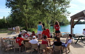 Rangement après la fête du club par les bénévoles et soirée de clôture de la saison avec les bénévoles et le personnel du SPNS (23/06/2018)