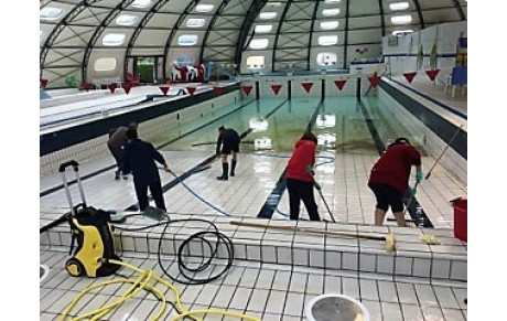 Mise à jour concernant les travaux de réparation de la piscine (semaine 6-10 novembre)
