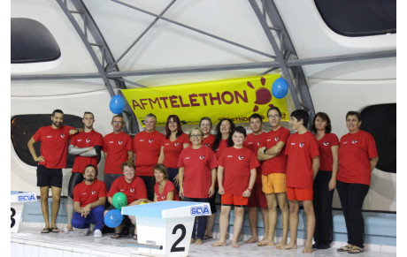 Téléthon à la piscine 